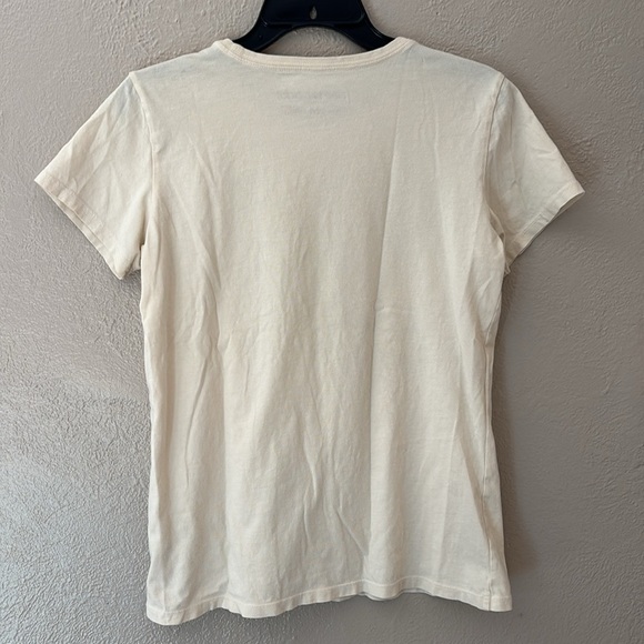 Women’s Life is Good Short Sleeve Tee Good Vibes Medium Cream - Picture 6 of 6